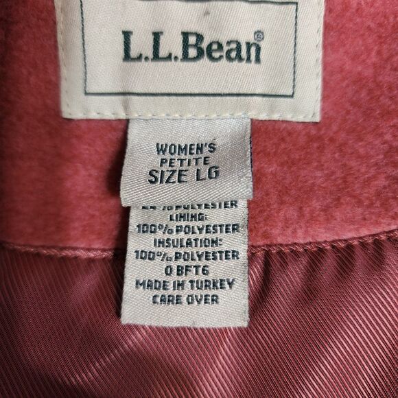 L.L. Bean Women's Wool Blend Coat with Hood Size L - Picture 6 of 6